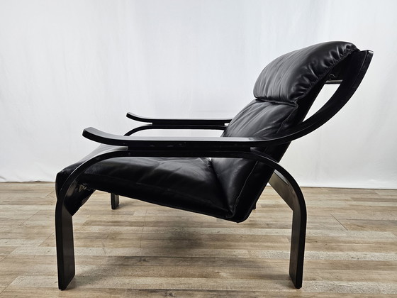 Image 1 of Arflex Woodline fauteuil van Marco Zanuso