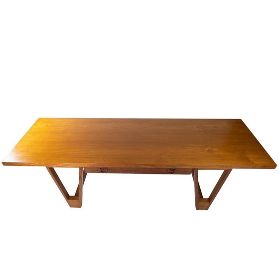 Image 1 of Vintage teakhouten salontafel van Illum Wikkelso, 1960