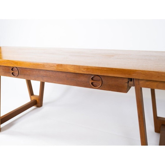 Image 1 of Vintage teakhouten salontafel van Illum Wikkelso, 1960