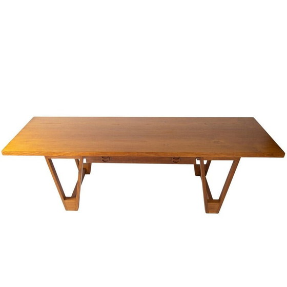 Image 1 of Vintage teakhouten salontafel van Illum Wikkelso, 1960