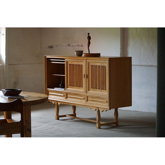 Image 1 of Vintage massief eiken dressoir, 1960