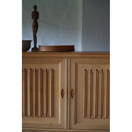 Image 1 of Vintage massief eiken dressoir, 1960
