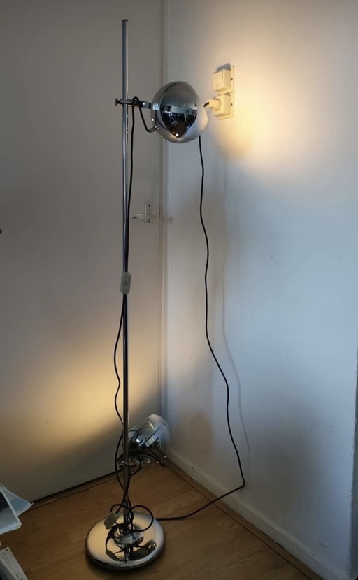 Space age vloerlamp