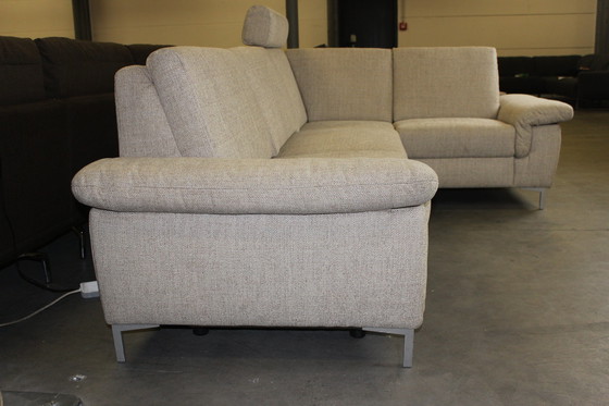 Image 1 of Stoffen bank Sofa Hoekbank met insteekbare hoofdsteun