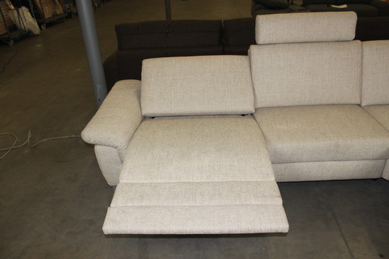 Image 1 of Stoffen bank Sofa Hoekbank met insteekbare hoofdsteun