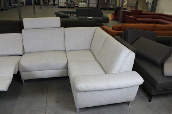 Image 1 of Stoffen bank Sofa Hoekbank met insteekbare hoofdsteun