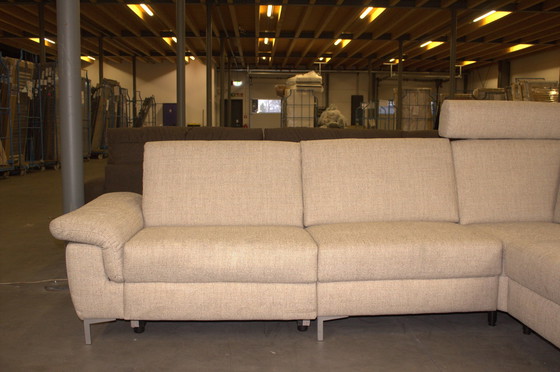 Image 1 of Stoffen bank Sofa Hoekbank met insteekbare hoofdsteun