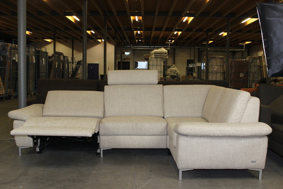 Image 1 of Stoffen bank Sofa Hoekbank met insteekbare hoofdsteun