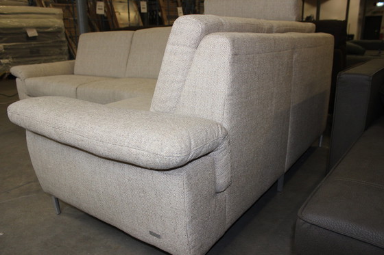 Image 1 of Stoffen bank Sofa Hoekbank met insteekbare hoofdsteun