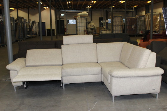 Image 1 of Stoffen bank Sofa Hoekbank met insteekbare hoofdsteun