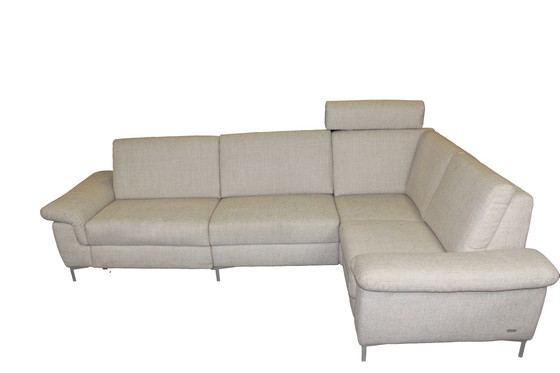 Image 1 of Stoffen bank Sofa Hoekbank met insteekbare hoofdsteun