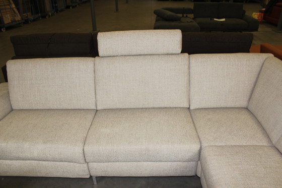 Image 1 of Stoffen bank Sofa Hoekbank met insteekbare hoofdsteun