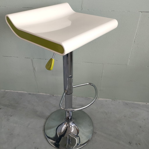 Design Barstool Chroom Pvc