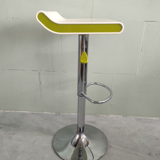 Design Barstool Chroom Pvc