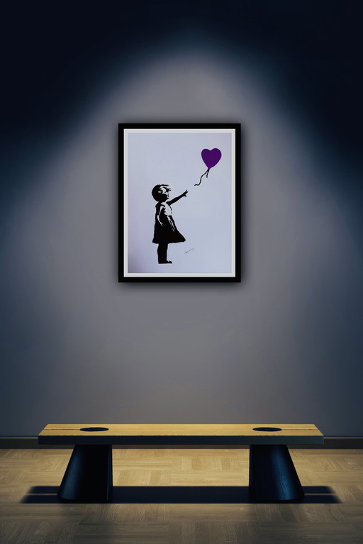 Banksy: "Balloon Girl" 63/150. 