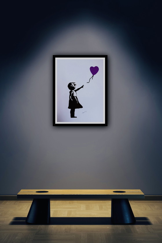 Image 1 of Banksy: "Balloon Girl" 63/150. 