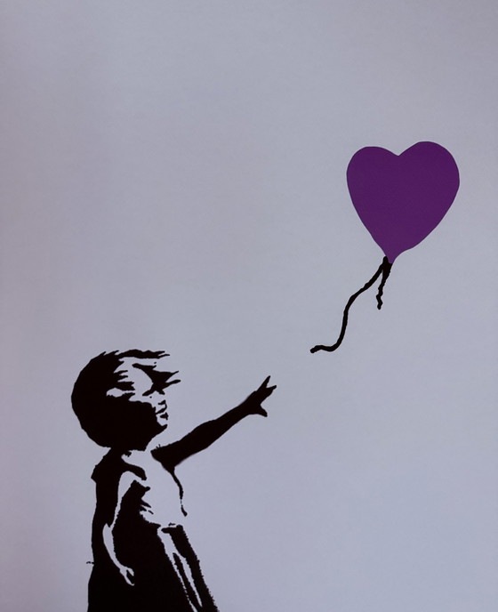 Image 1 of Banksy: "Balloon Girl" 63/150. 