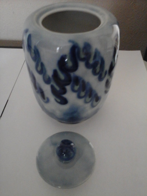 Image 1 of Art Deco Limoges Porseleinen Vaas Door Camille Tharaud 15Cm