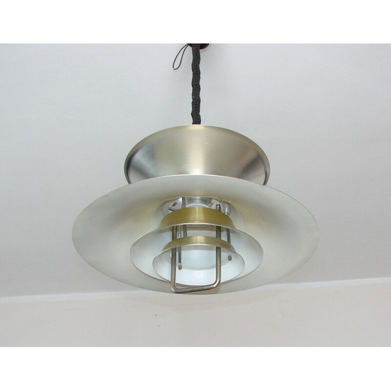 Image 1 of Vintage aluminium hanglamp van Frandsen, 1970