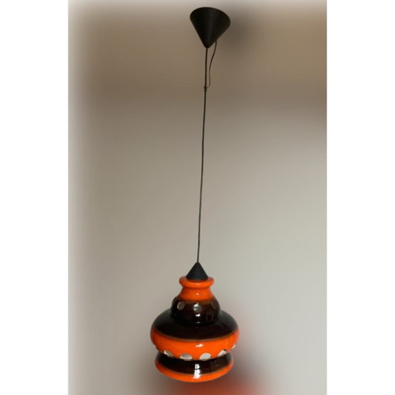 Image 1 of Vintage hanglamp van keramiek, 1970