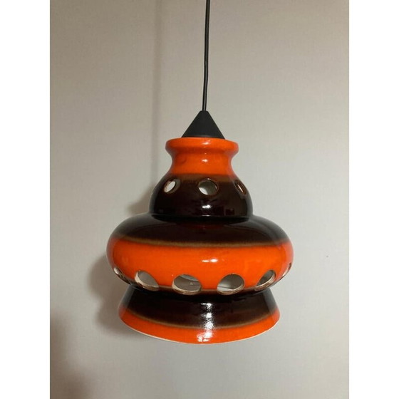 Image 1 of Vintage hanglamp van keramiek, 1970