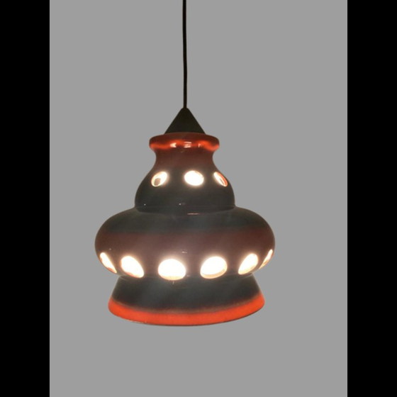 Image 1 of Vintage hanglamp van keramiek, 1970