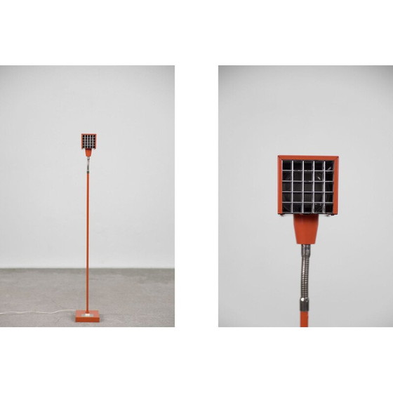 Image 1 of Scandinavische vintage metalen vloerlamp "Kuben" van Björn Svensson voor Elidus, 1970