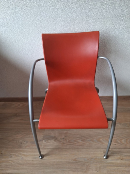 4x Wiesner Hager Stoelen Met Armleuning