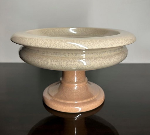 François Chatain beker met voet 80s