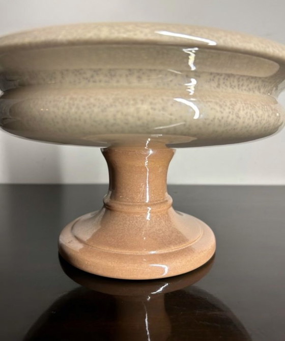 Image 1 of François Chatain beker met voet 80s