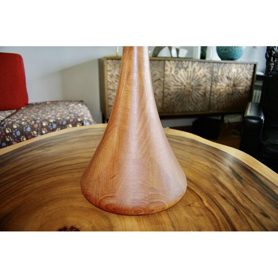 Image 1 of Vintage teakhouten lamp van Fog & Morup, Denemarken 1960
