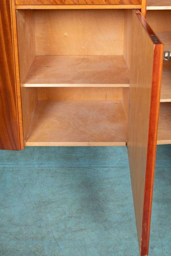 Image 1 of Vintage organisch gevormde buffetkast, Swedish highboard