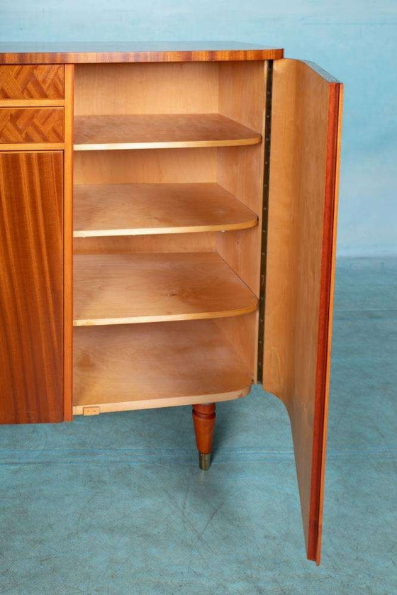 Image 1 of Vintage organisch gevormde buffetkast, Swedish highboard