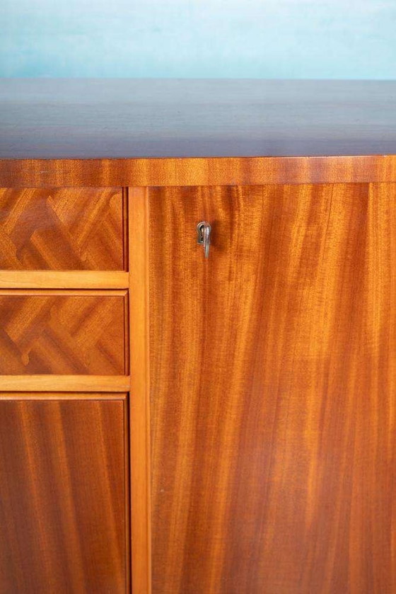 Image 1 of Vintage organisch gevormde buffetkast, Swedish highboard