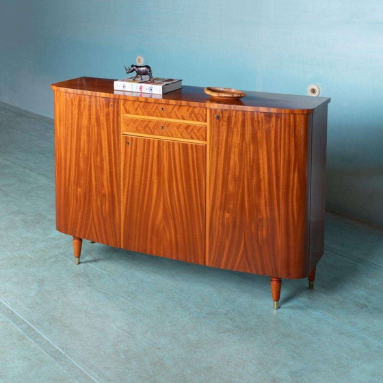 Image 1 of Vintage organisch gevormde buffetkast, Swedish highboard