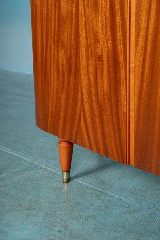 Image 1 of Vintage organisch gevormde buffetkast, Swedish highboard