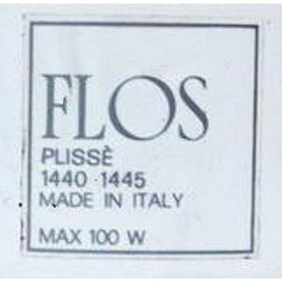 Image 1 of Vintage wand- of plafondlamp model "plissè" van Achille Castiglioni, 1985