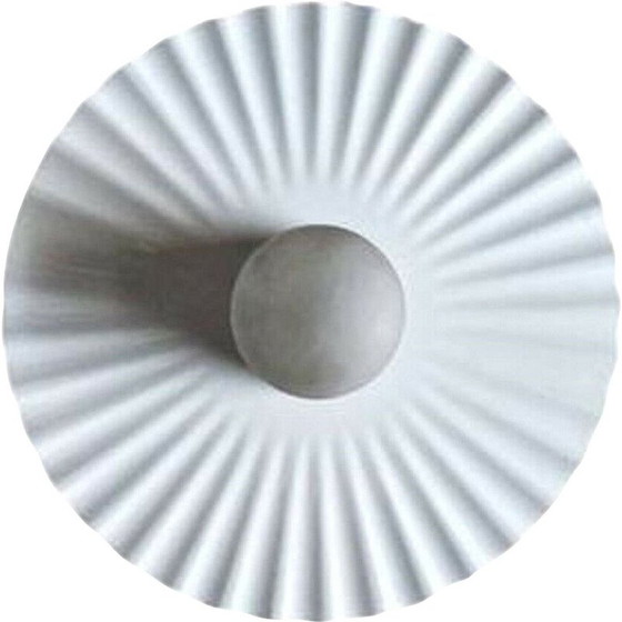 Image 1 of Vintage wand- of plafondlamp model "plissè" van Achille Castiglioni, 1985