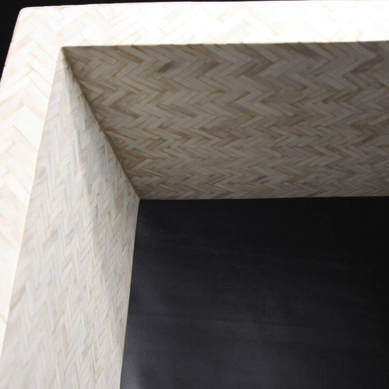 Image 1 of Vintage console in beendermarqueterie