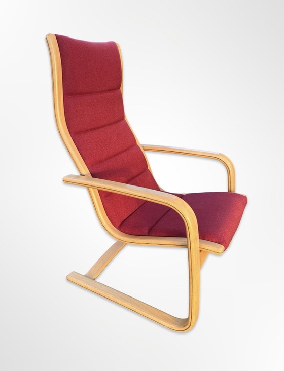 Image 1 of Fauteuil model Lamello ontworpen door Yngve Ekström en geproduceerd door Swedese.