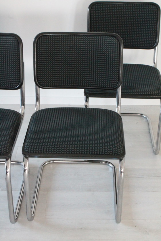 Image 1 of 4x Thonet stoelen, model S32 Cesca door Marcel Breuer