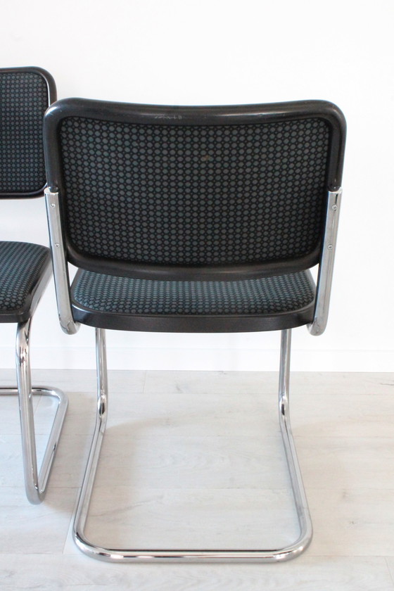 Image 1 of 4x Thonet stoelen, model S32 Cesca door Marcel Breuer