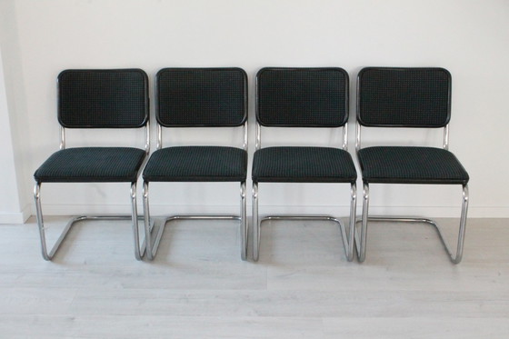 Image 1 of 4x Thonet stoelen, model S32 Cesca door Marcel Breuer