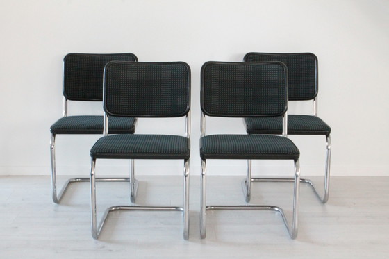 Image 1 of 4x Thonet stoelen, model S32 Cesca door Marcel Breuer