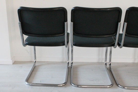 Image 1 of 4x Thonet stoelen, model S32 Cesca door Marcel Breuer