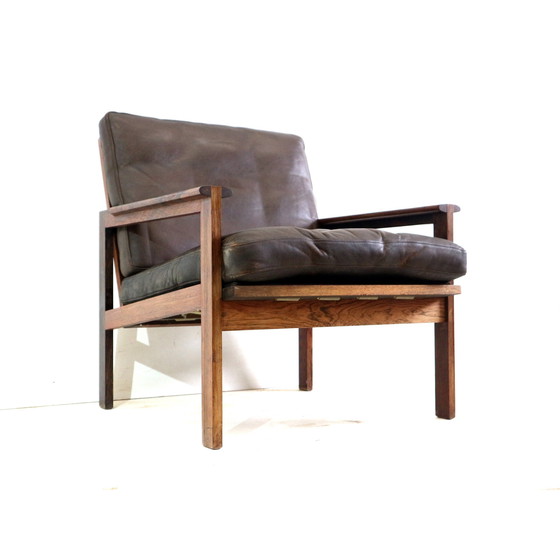 Image 1 of Model Capella Palissander Fauteuil Van Illum Wikkelsø Voor N. Eilersen, Jaren 60