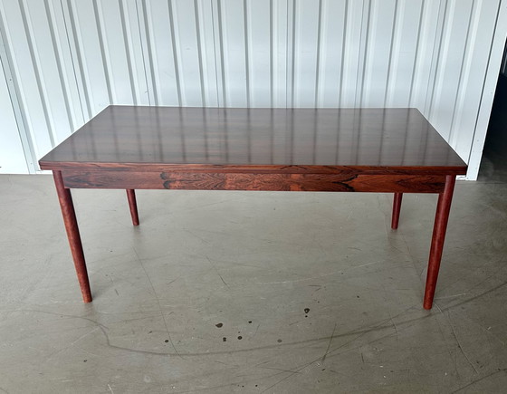 Image 1 of Grote Palissander Eettafel Jaren 60, Uitschuifbaar