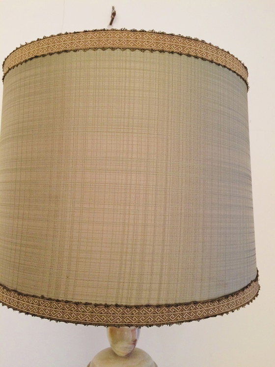 Image 1 of Vintage jaren 50 onyx lamp