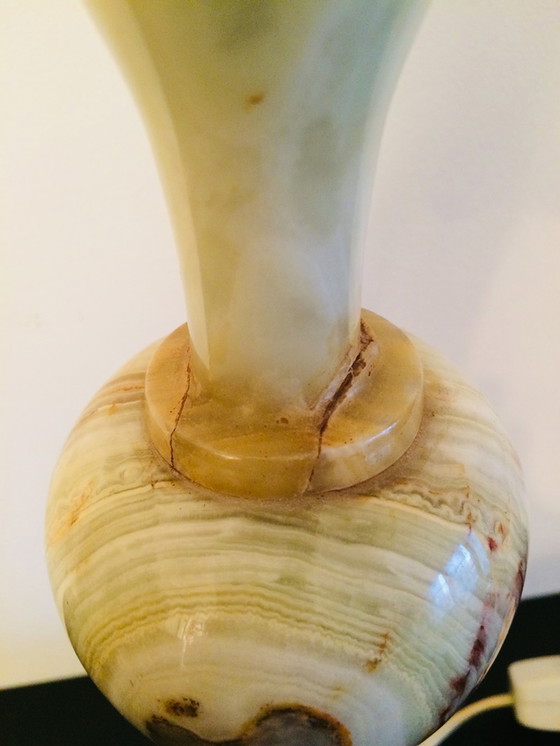 Image 1 of Vintage jaren 50 onyx lamp