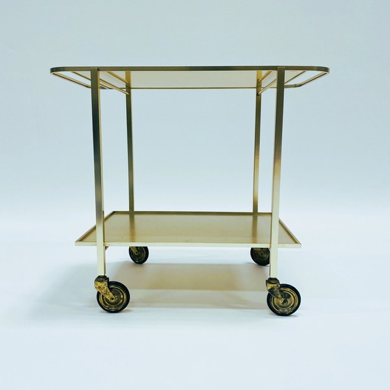Image 1 of Mid-Century Serveerwagen Bar Trolley Bar Cart